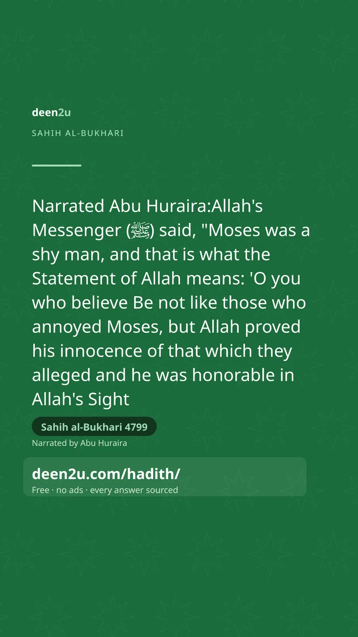 Sahih al-Bukhari 4799