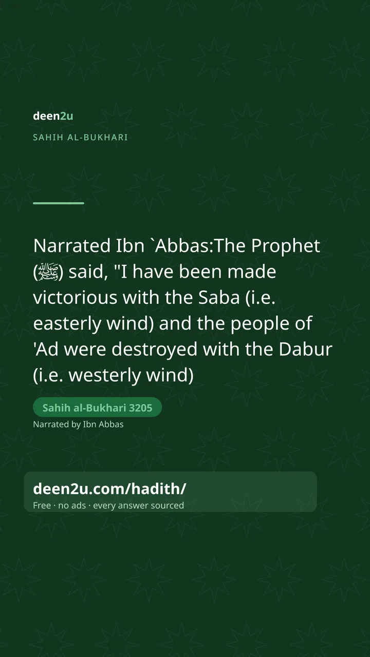 Sahih al-Bukhari 3205