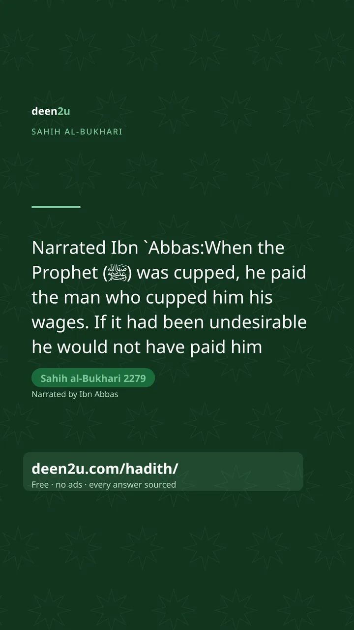Sahih al-Bukhari 2279