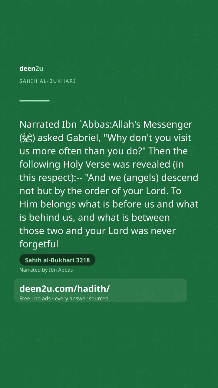 Sahih al-Bukhari 3218