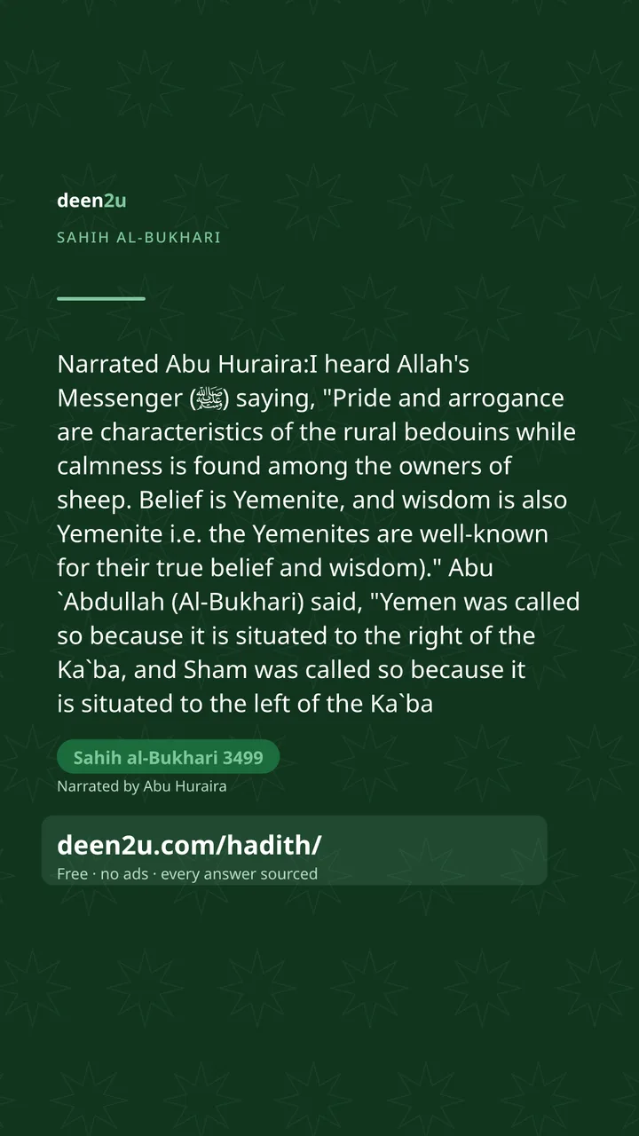 Sahih al-Bukhari 3499