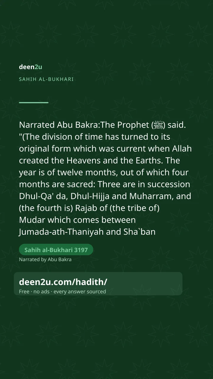 Sahih al-Bukhari 3197