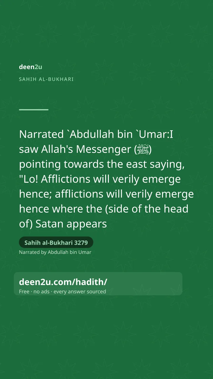 Sahih al-Bukhari 3279