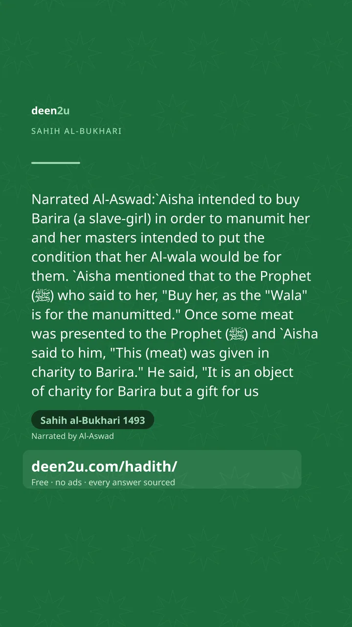 Sahih al-Bukhari 1493