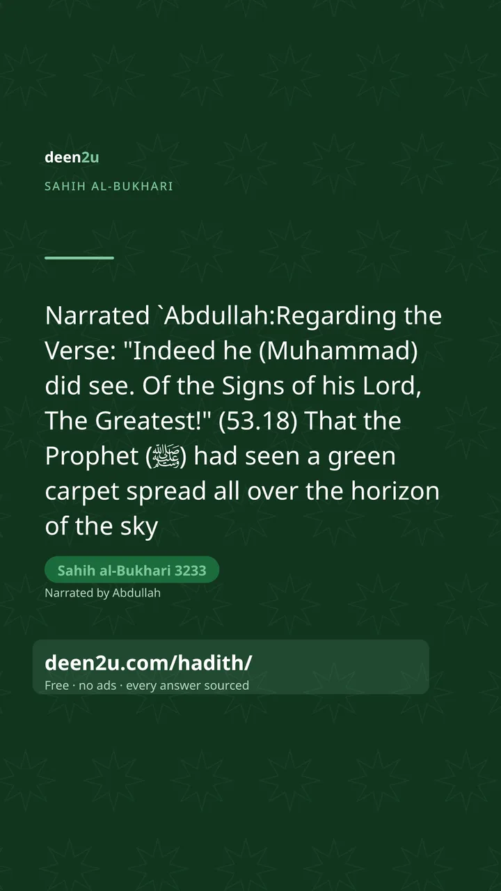 Sahih al-Bukhari 3233