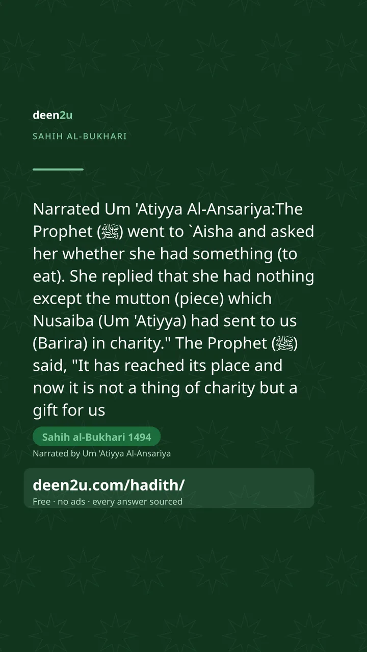 Sahih al-Bukhari 1494