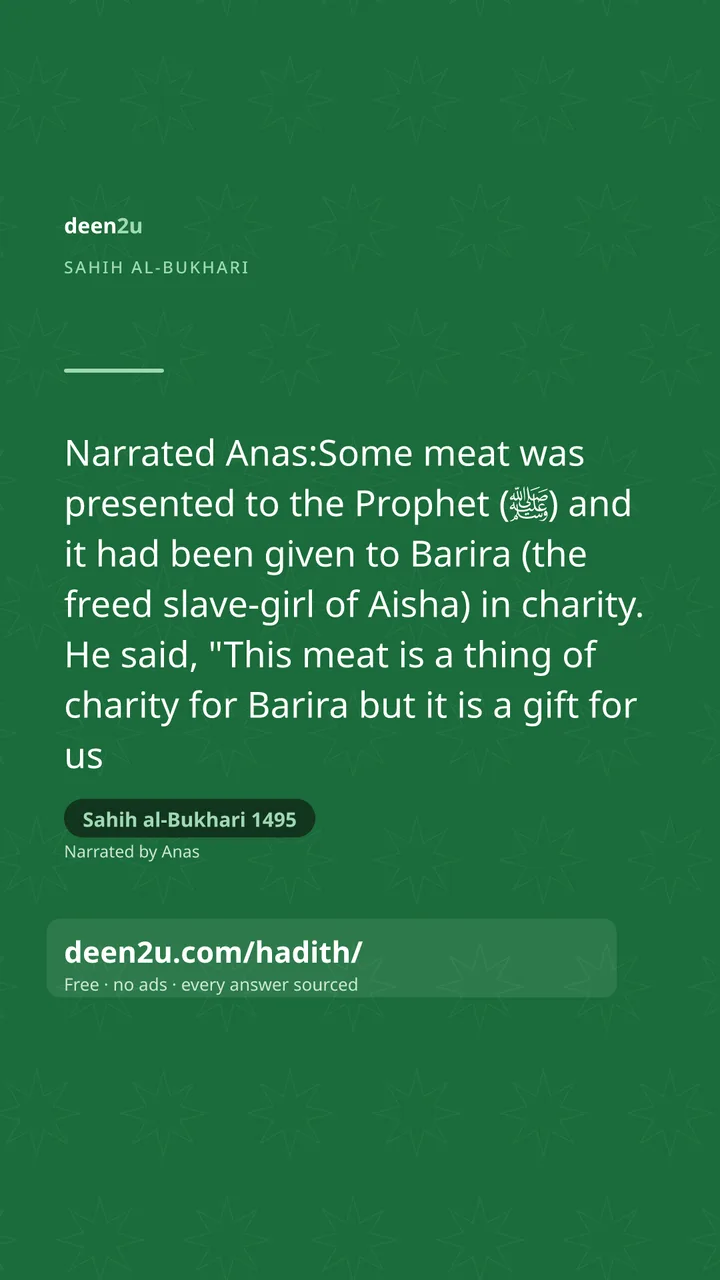 Sahih al-Bukhari 1495