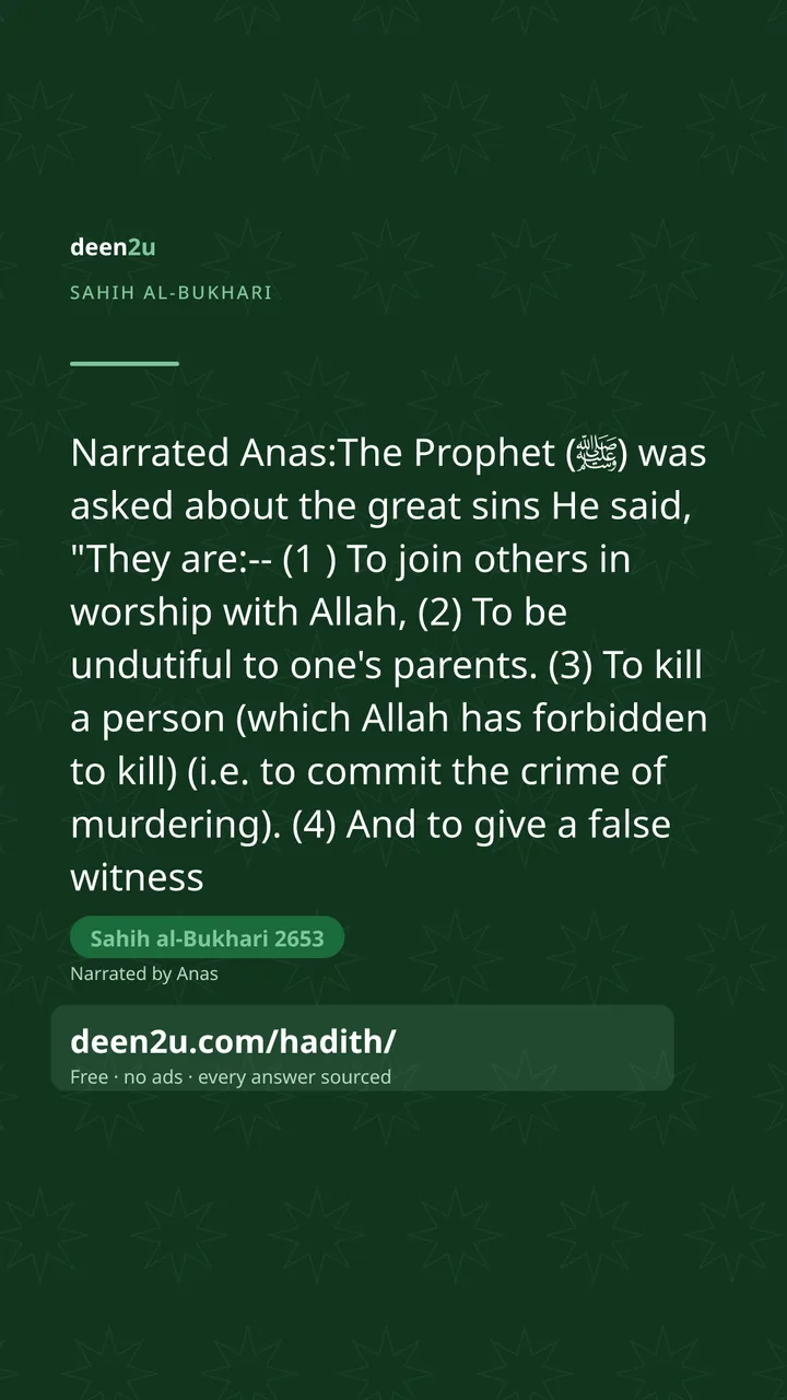 Sahih al-Bukhari 2653