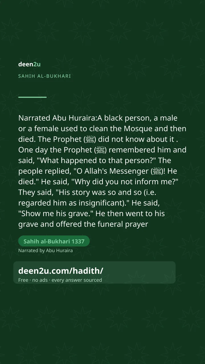 Sahih al-Bukhari 1337