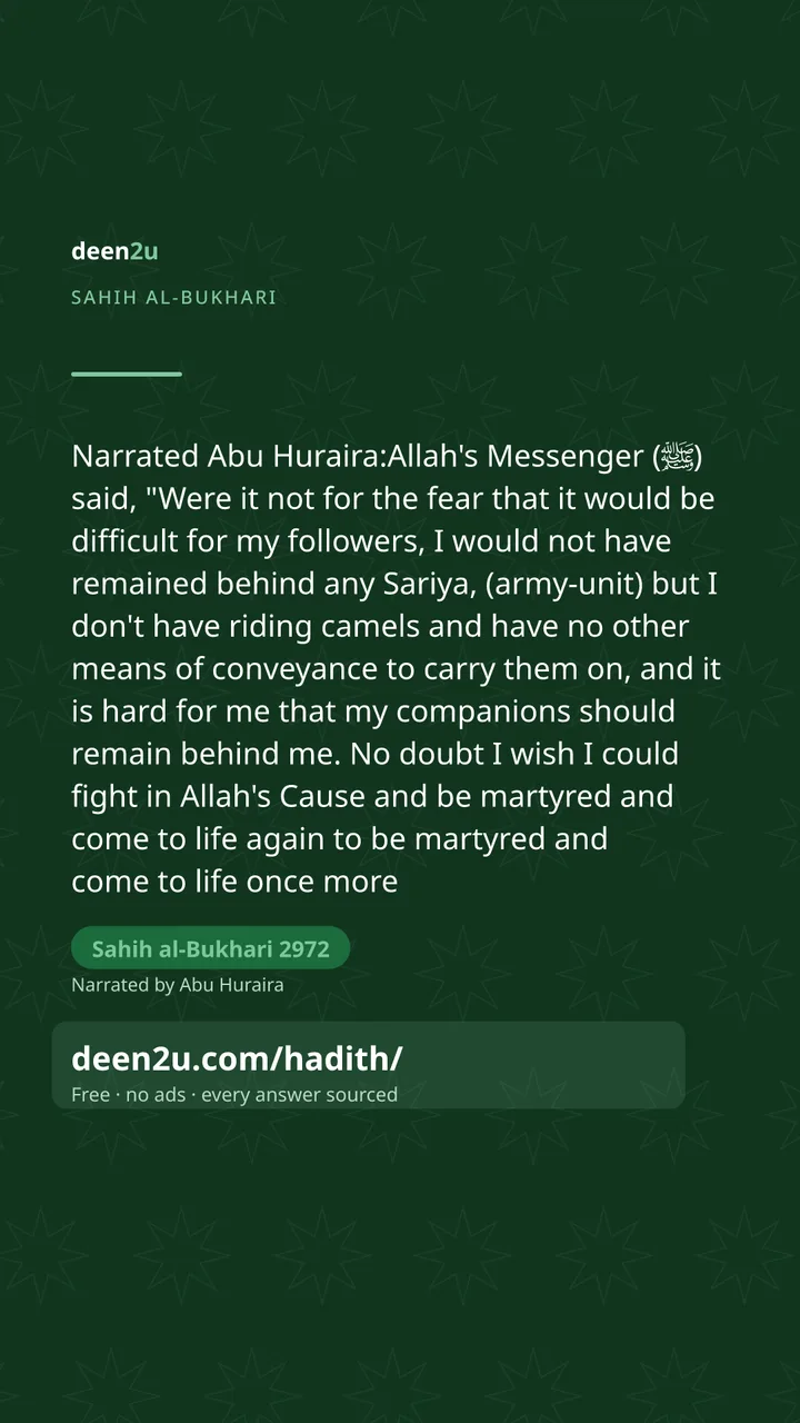 Sahih al-Bukhari 2972