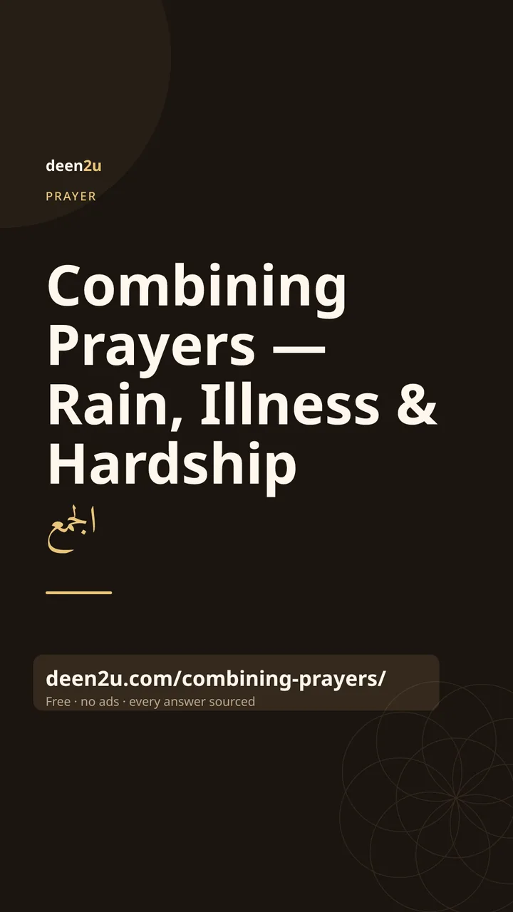 Poster: Combining Prayers — Rain, Illness & Hardship
