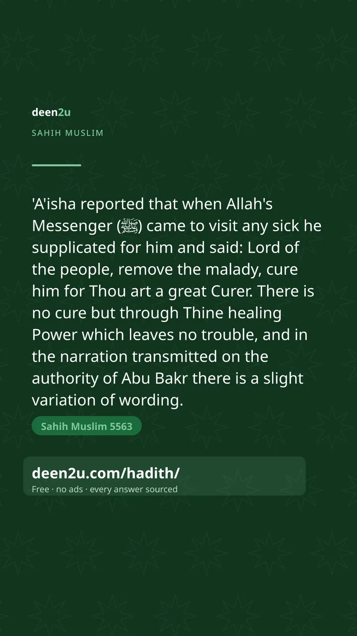 Sahih Muslim 5563