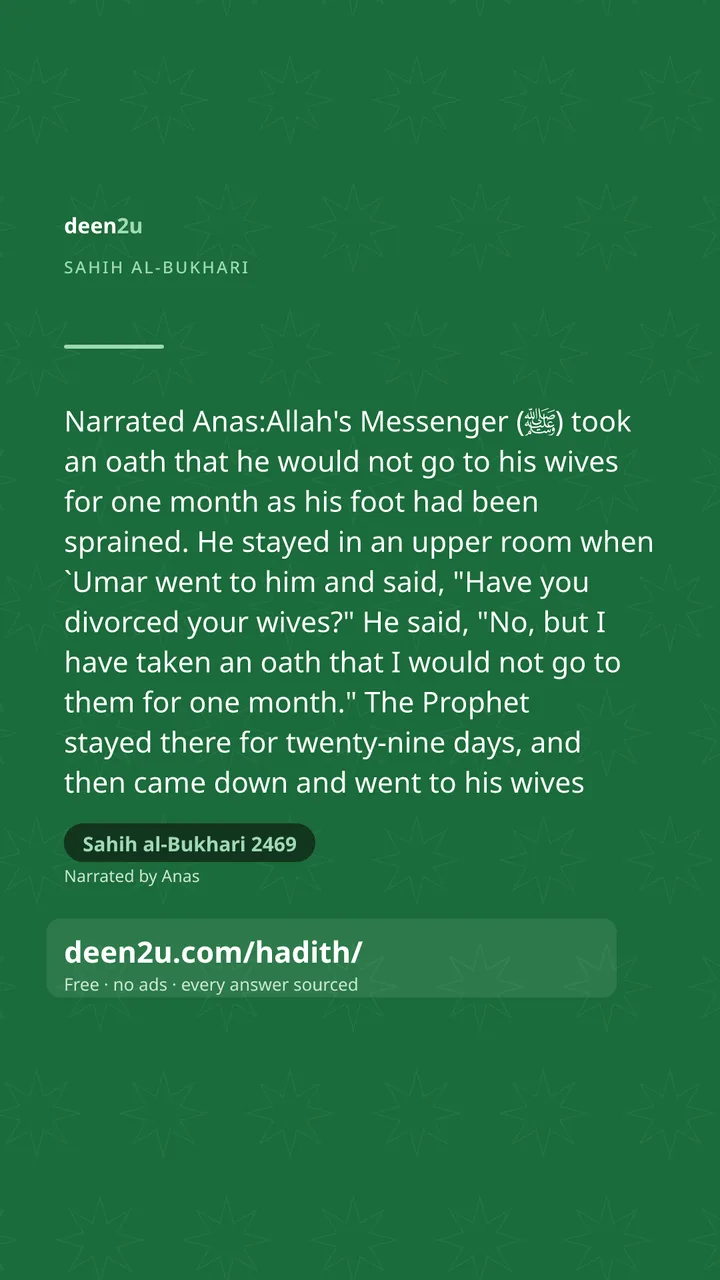 Sahih al-Bukhari 2469