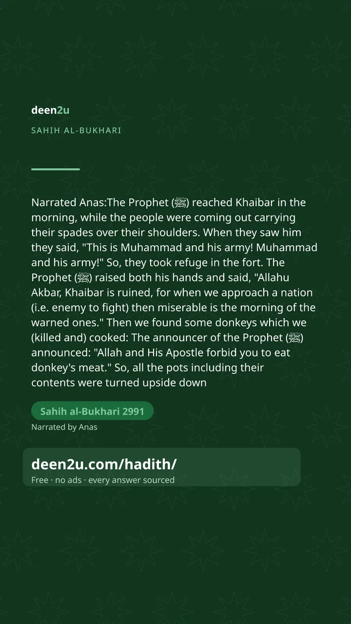 Sahih al-Bukhari 2991