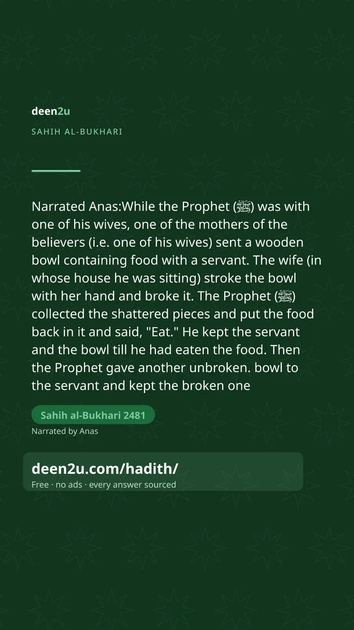 Sahih al-Bukhari 2481