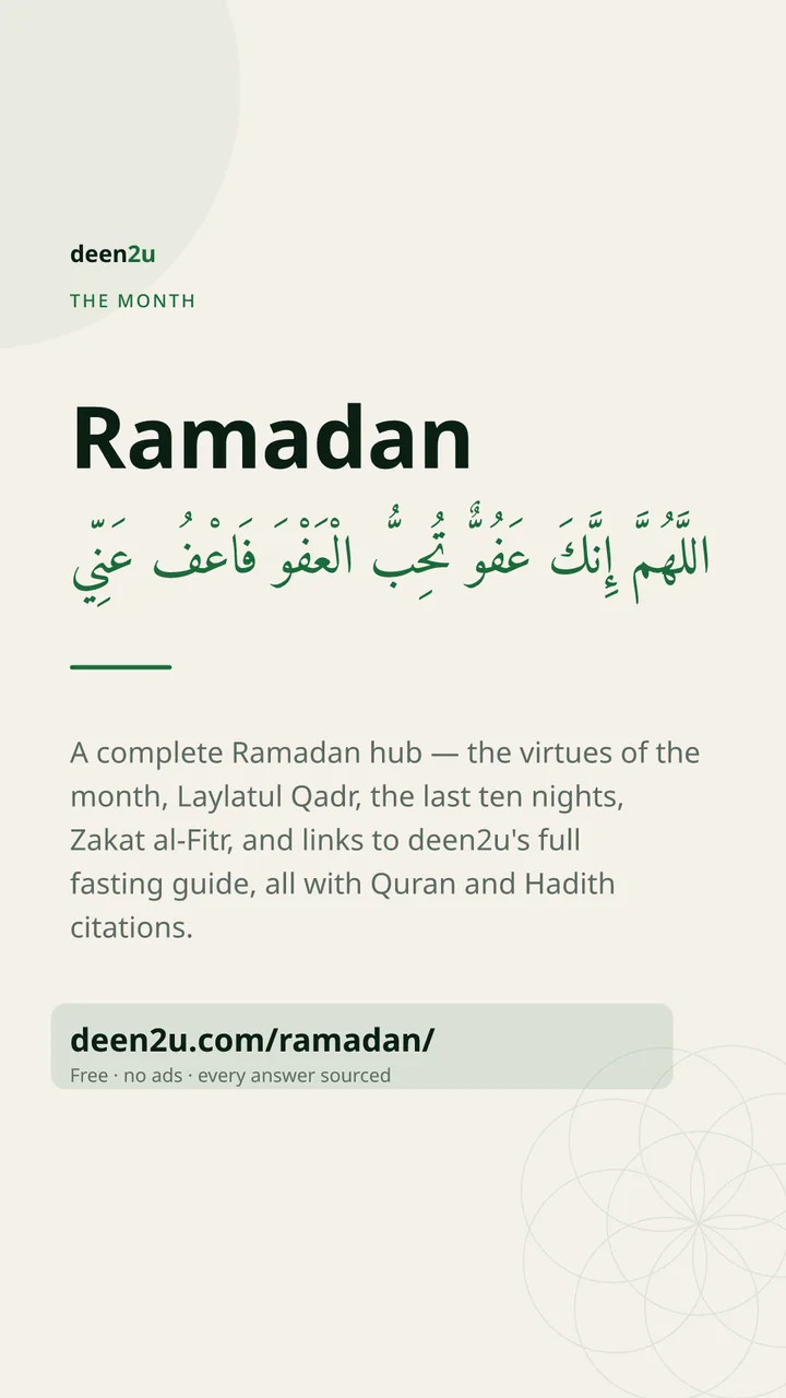 Shareable poster: Ramadan