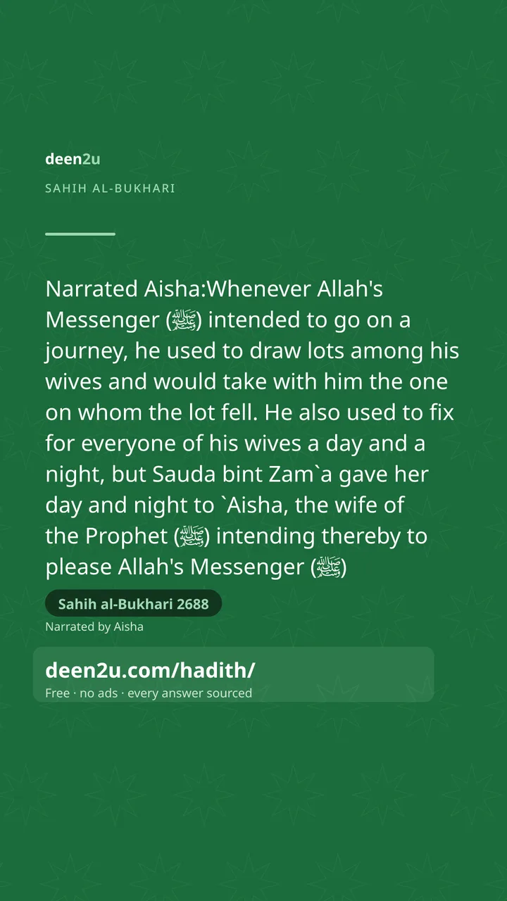 Sahih al-Bukhari 2688