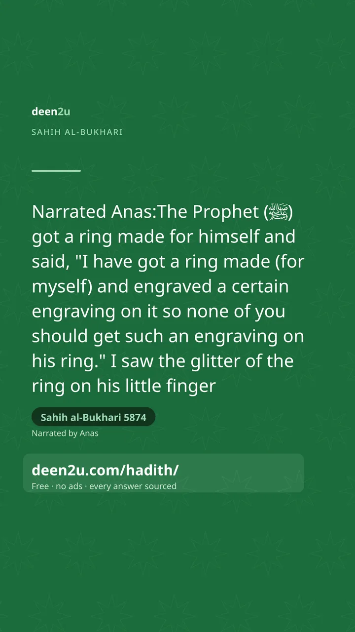 Sahih al-Bukhari 5874