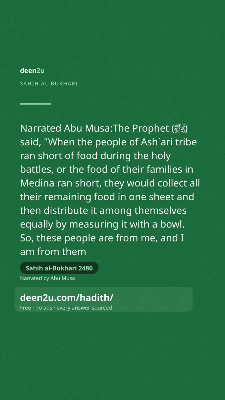 Sahih al-Bukhari 2486
