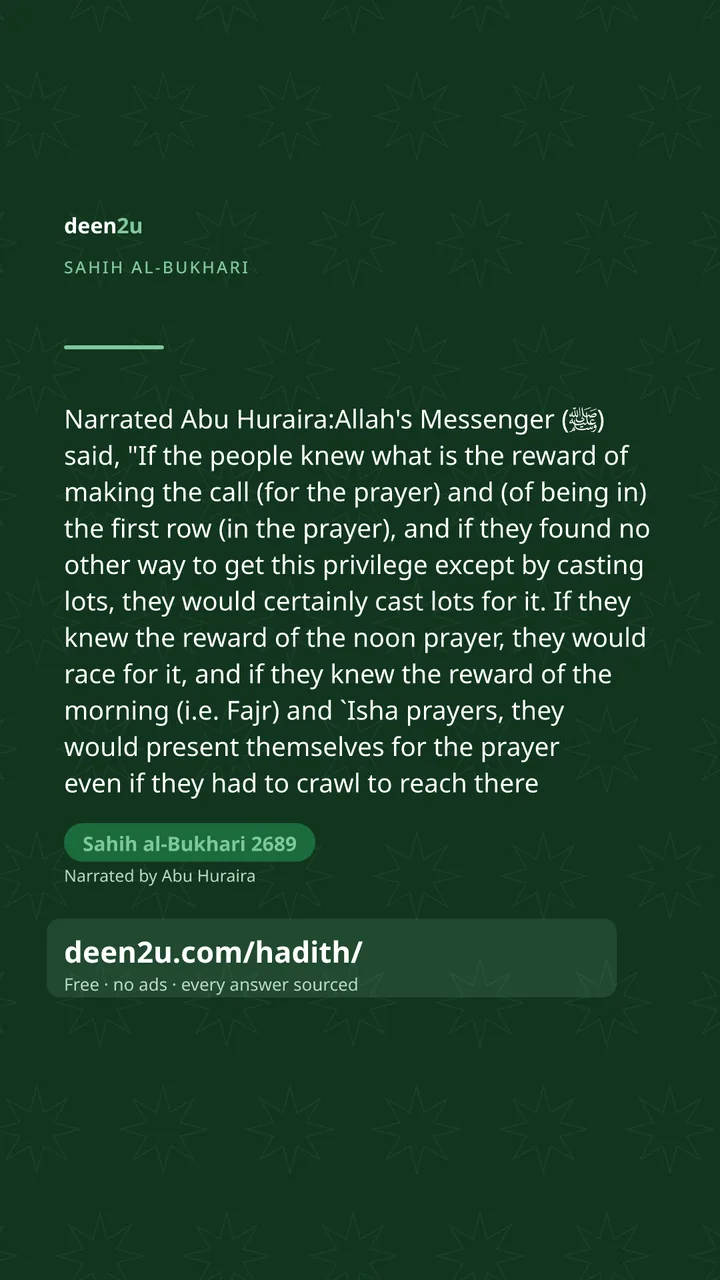 Sahih al-Bukhari 2689
