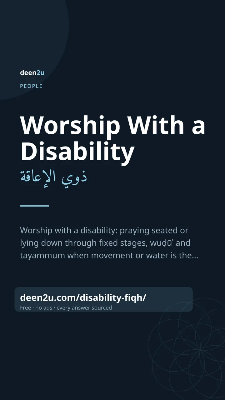 Poster: Worship With a Disability