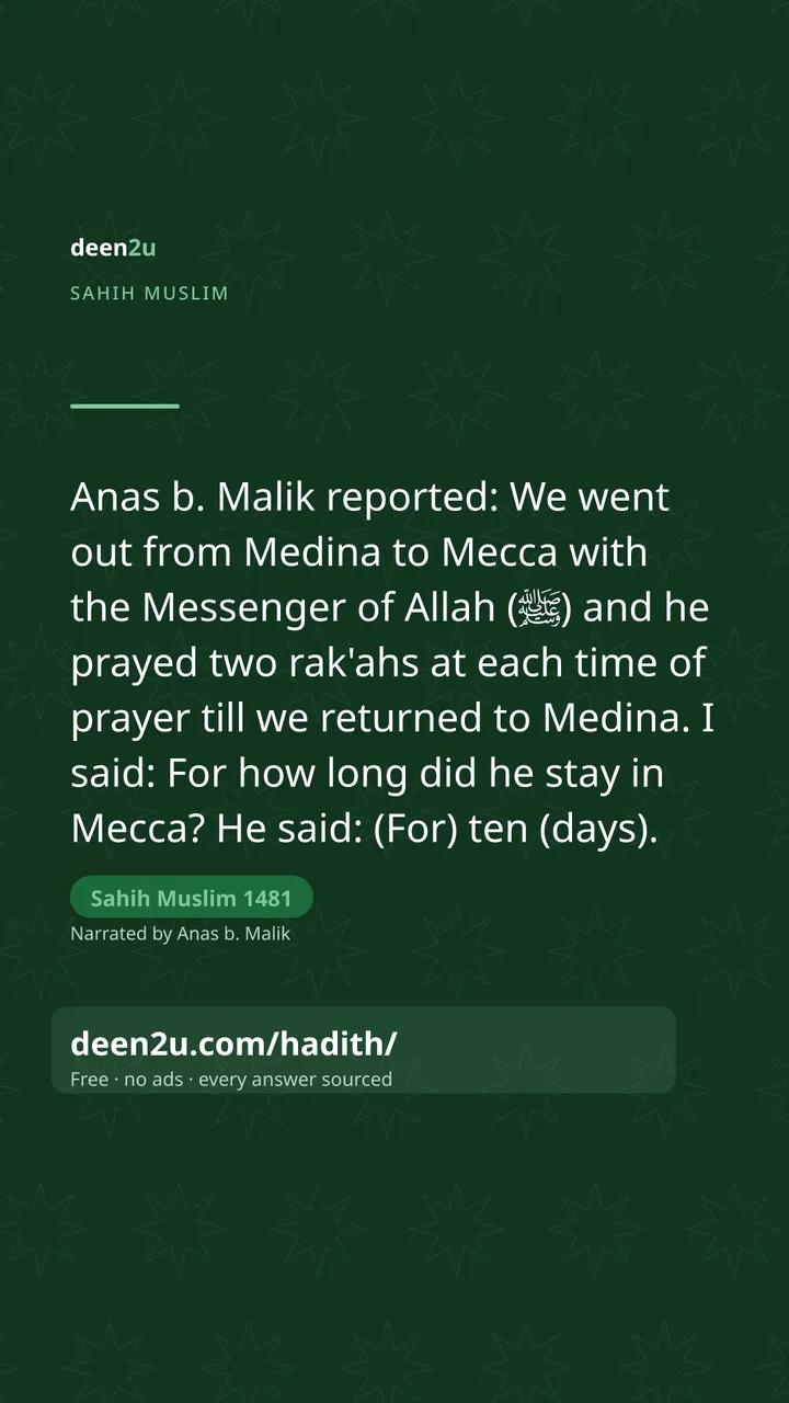Sahih Muslim 1481
