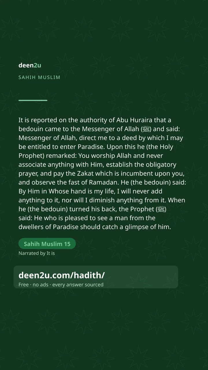 Sahih Muslim 15