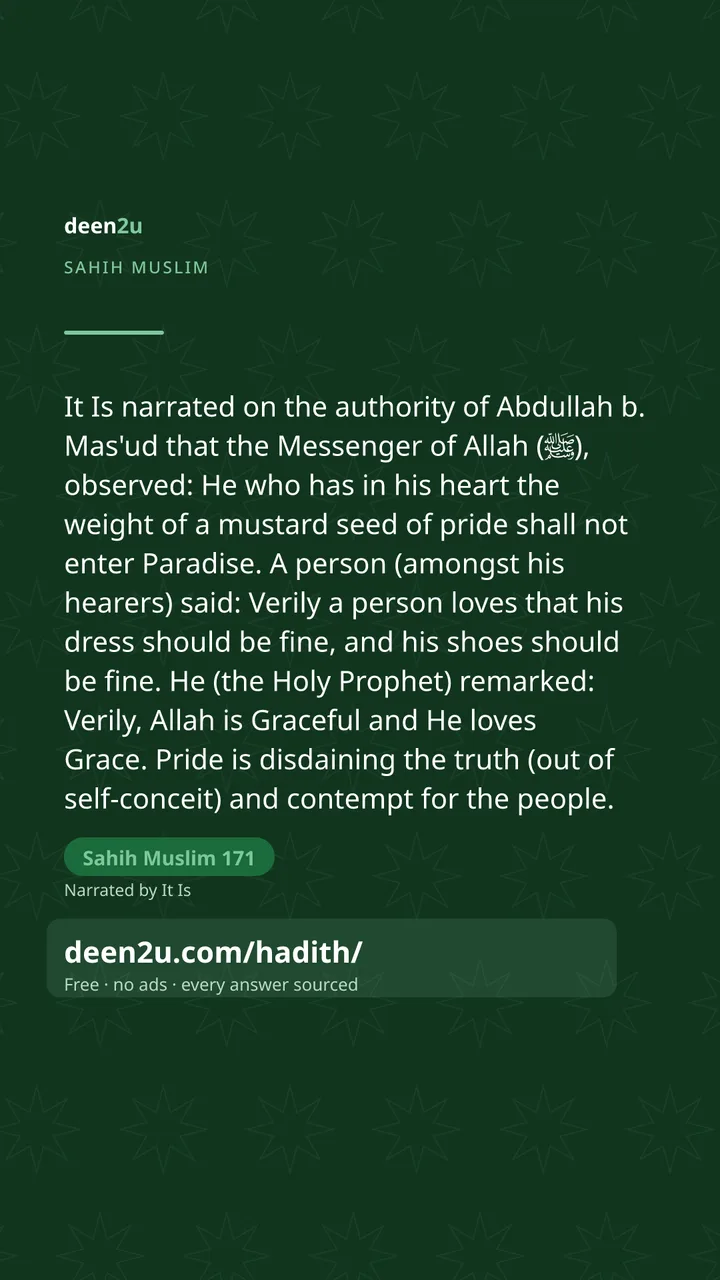 Sahih Muslim 171