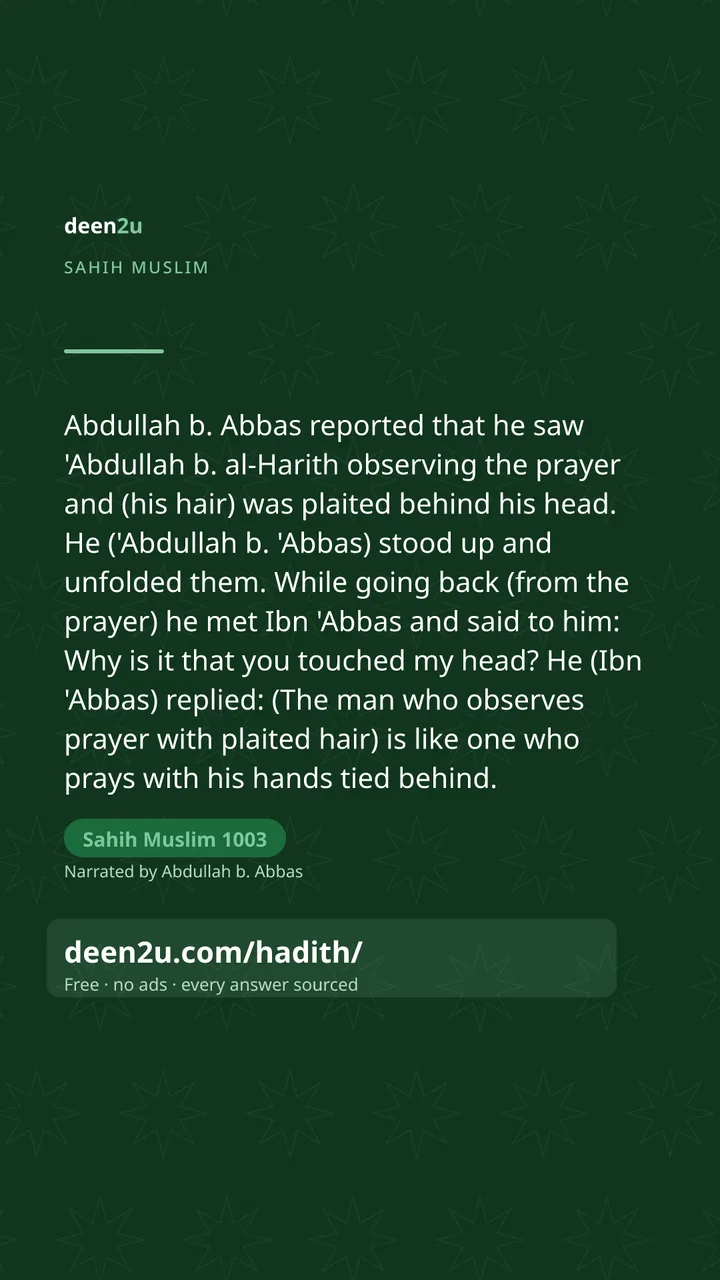 Sahih Muslim 1003