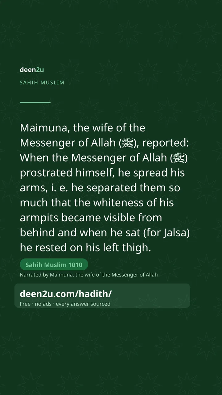 Sahih Muslim 1010