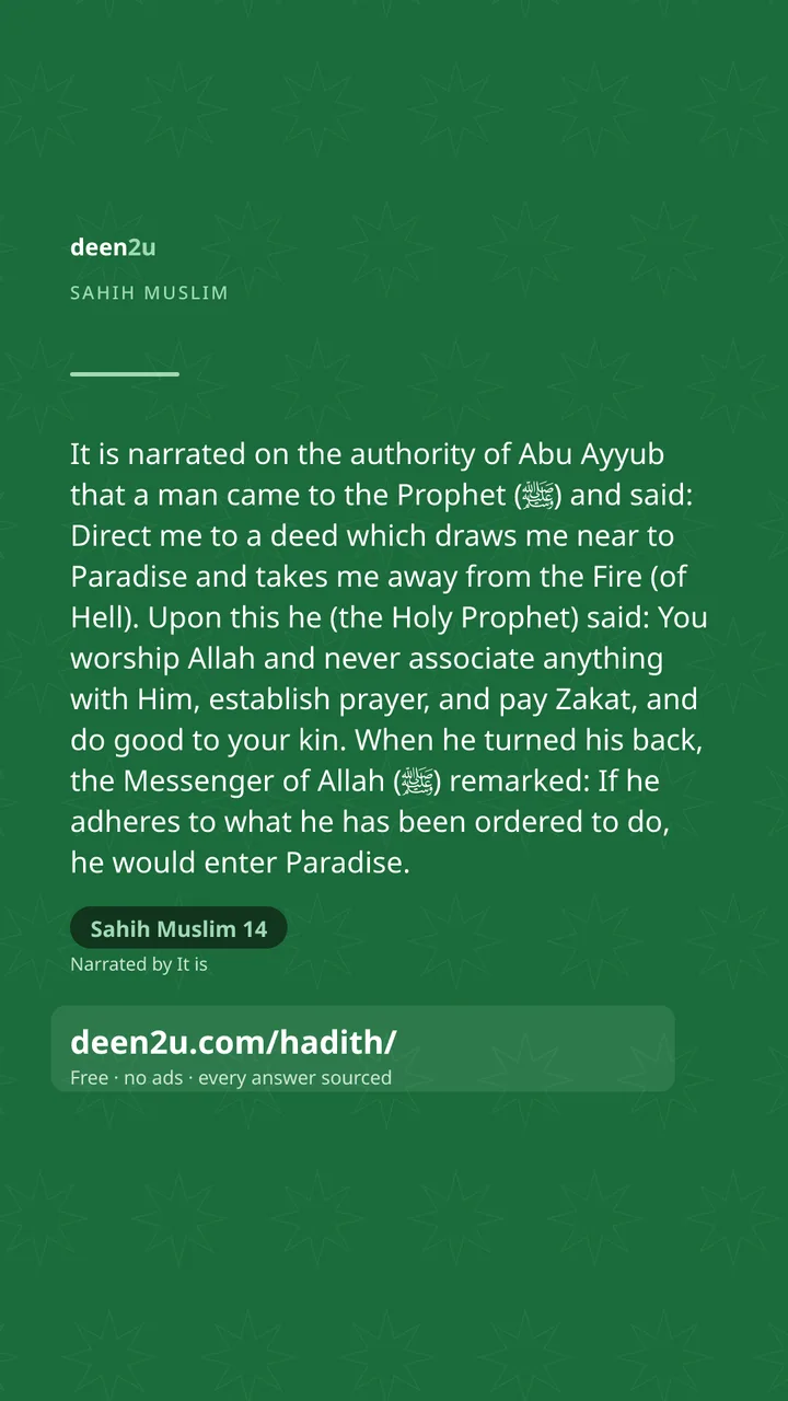 Sahih Muslim 14