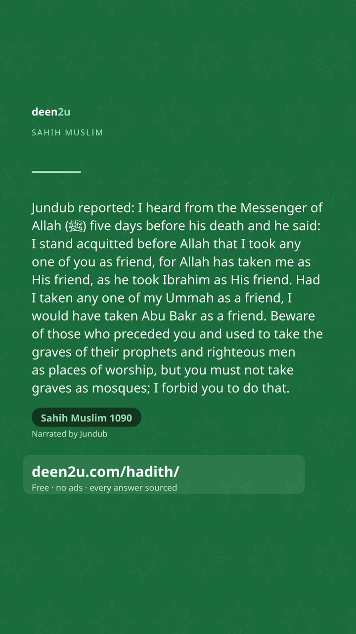 Sahih Muslim 1090