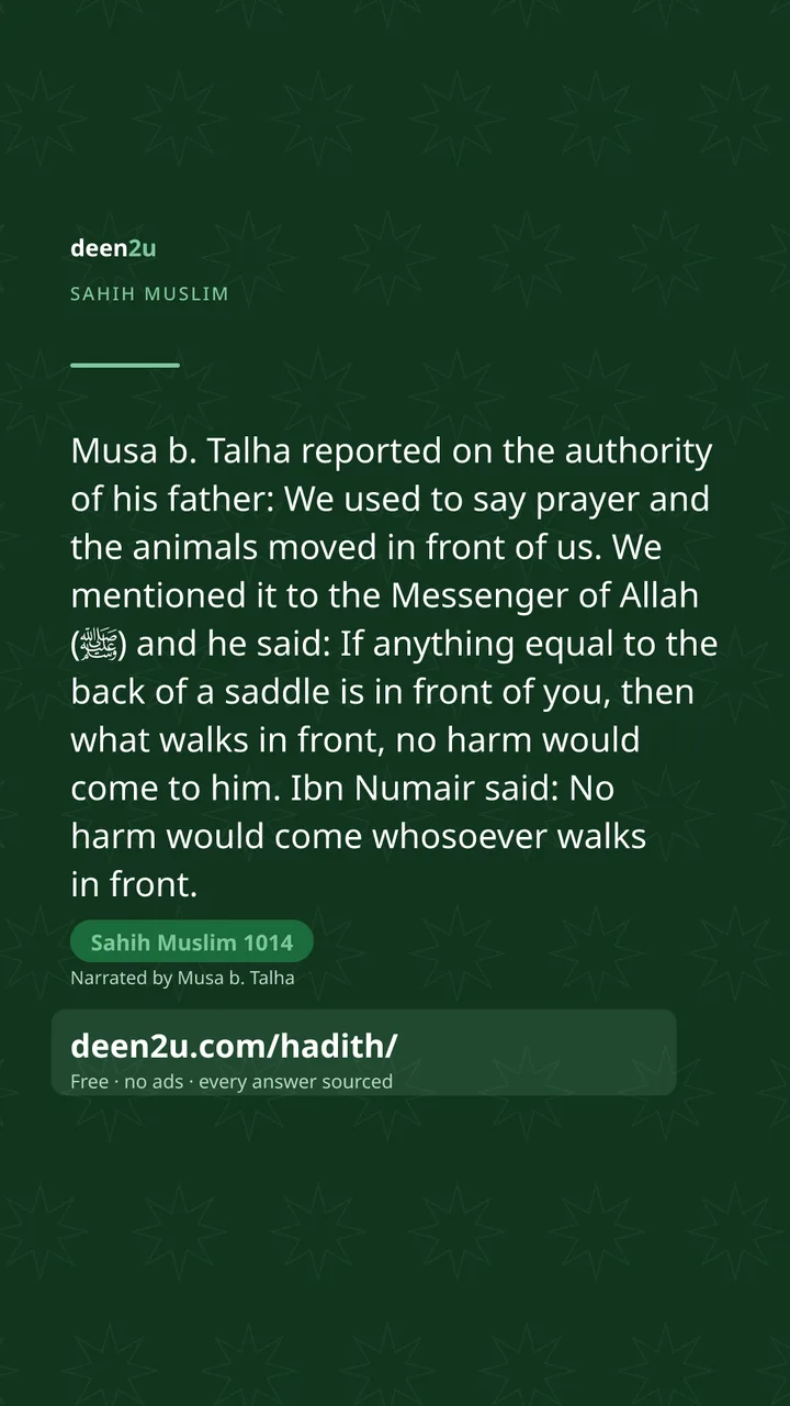 Sahih Muslim 1014