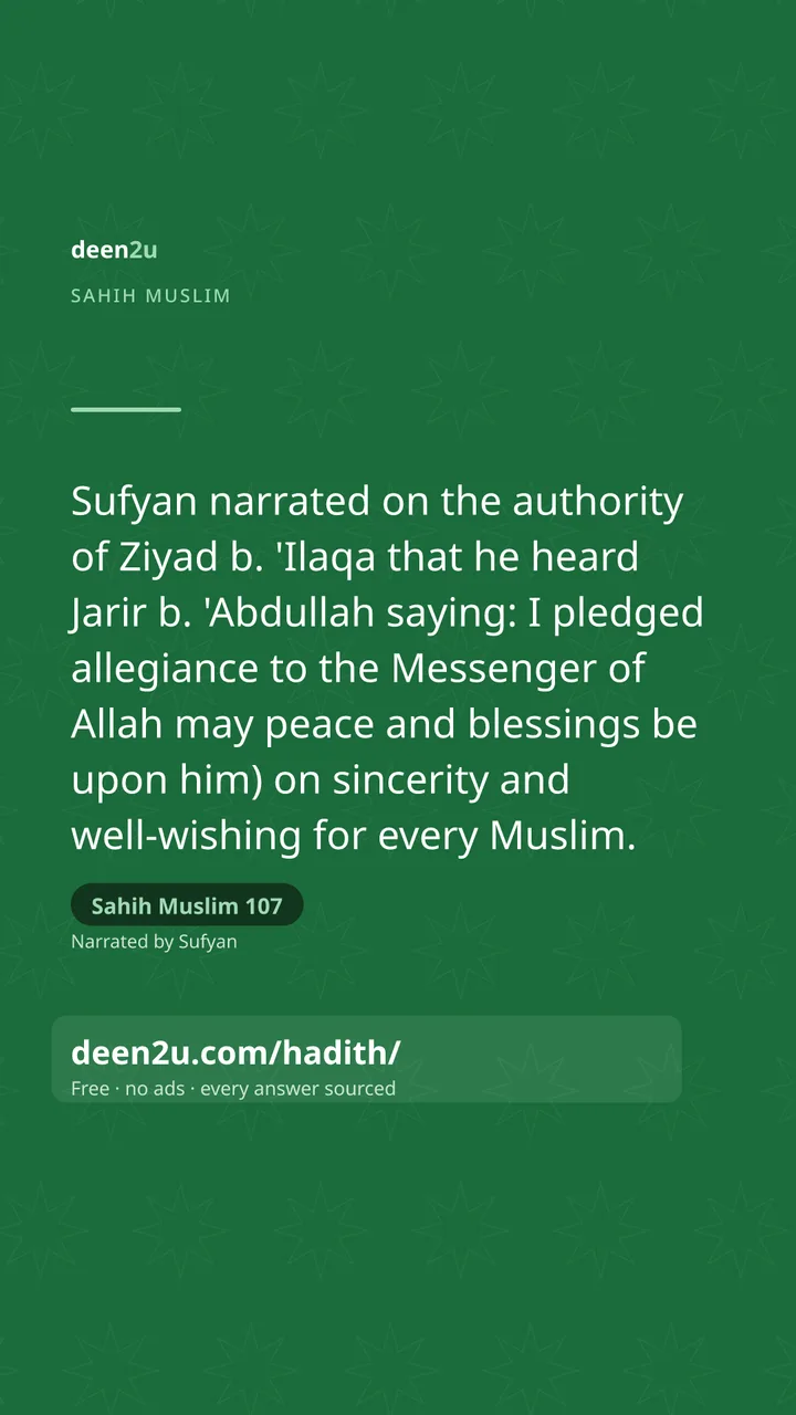 Sahih Muslim 107