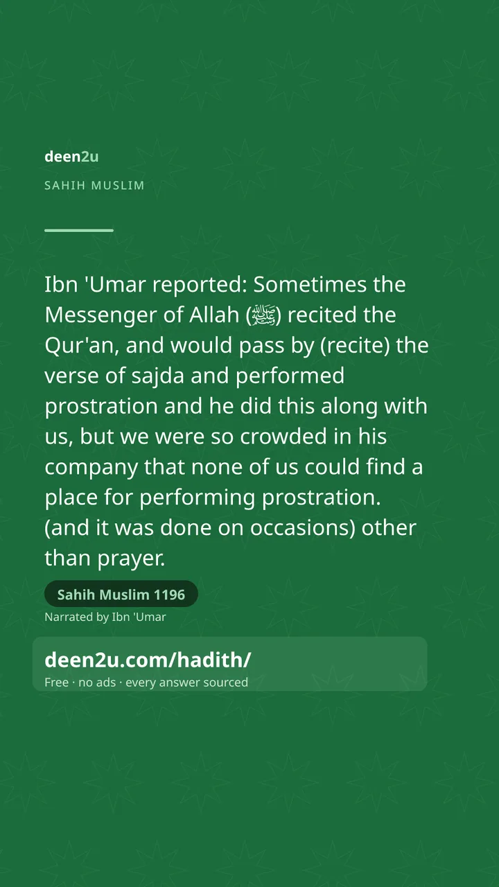 Sahih Muslim 1196
