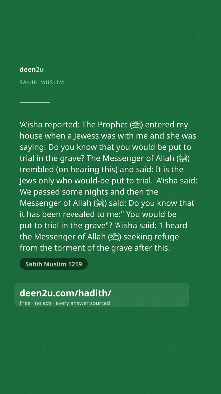 Sahih Muslim 1219