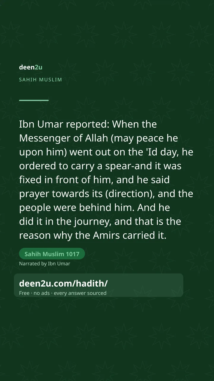 Sahih Muslim 1017