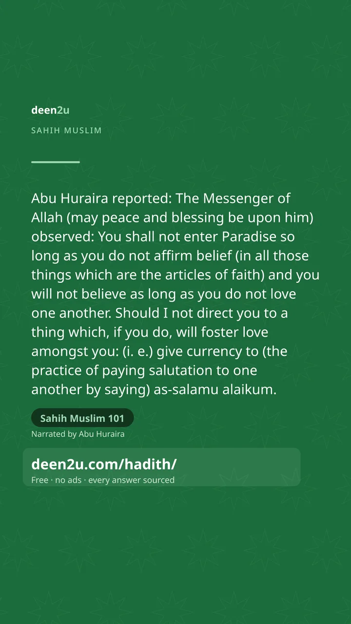 Sahih Muslim 101