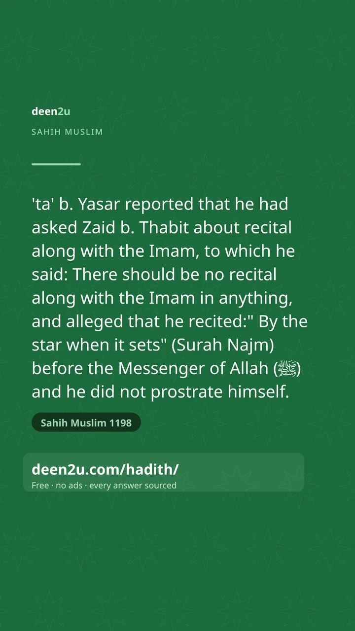 Sahih Muslim 1198