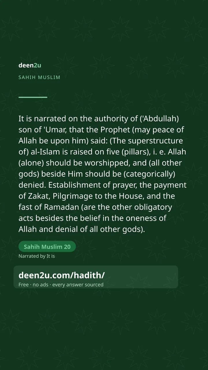 Sahih Muslim 20