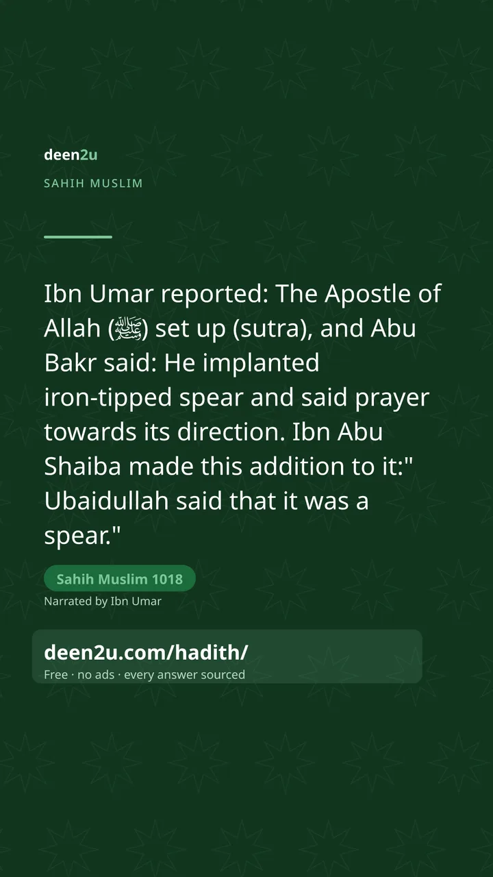 Sahih Muslim 1018