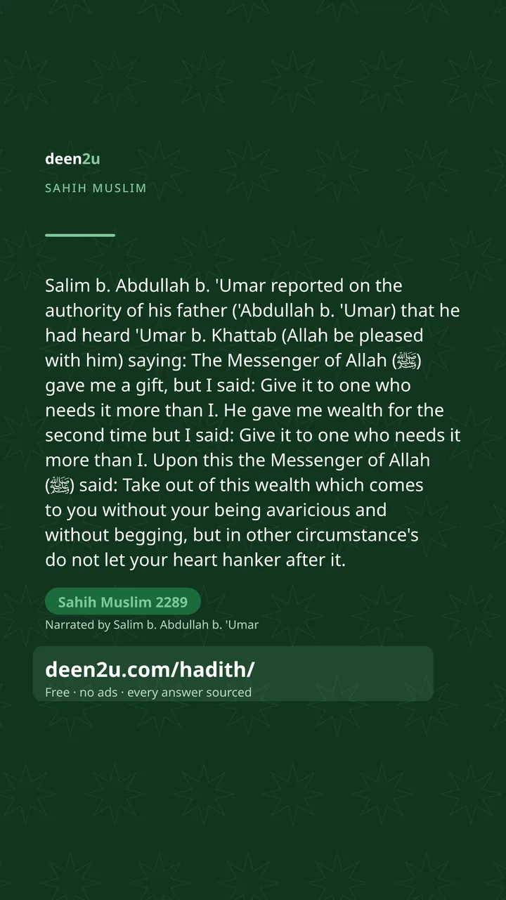 Sahih Muslim 2289