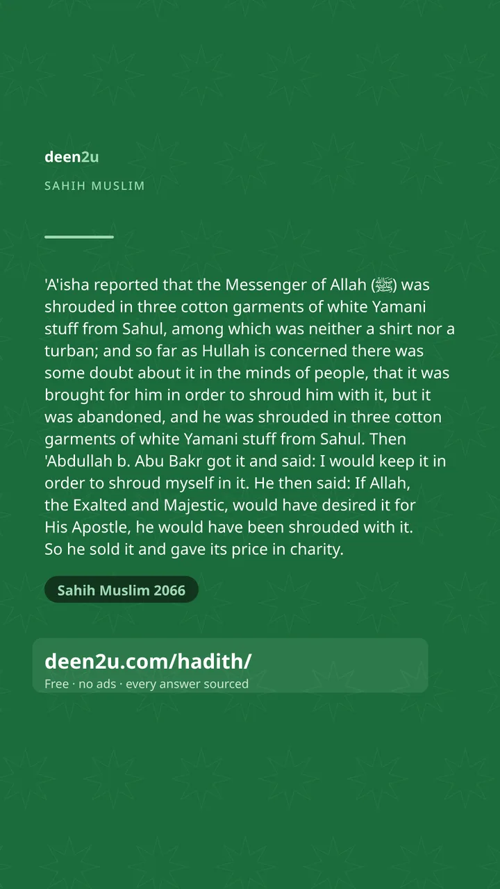 Sahih Muslim 2066