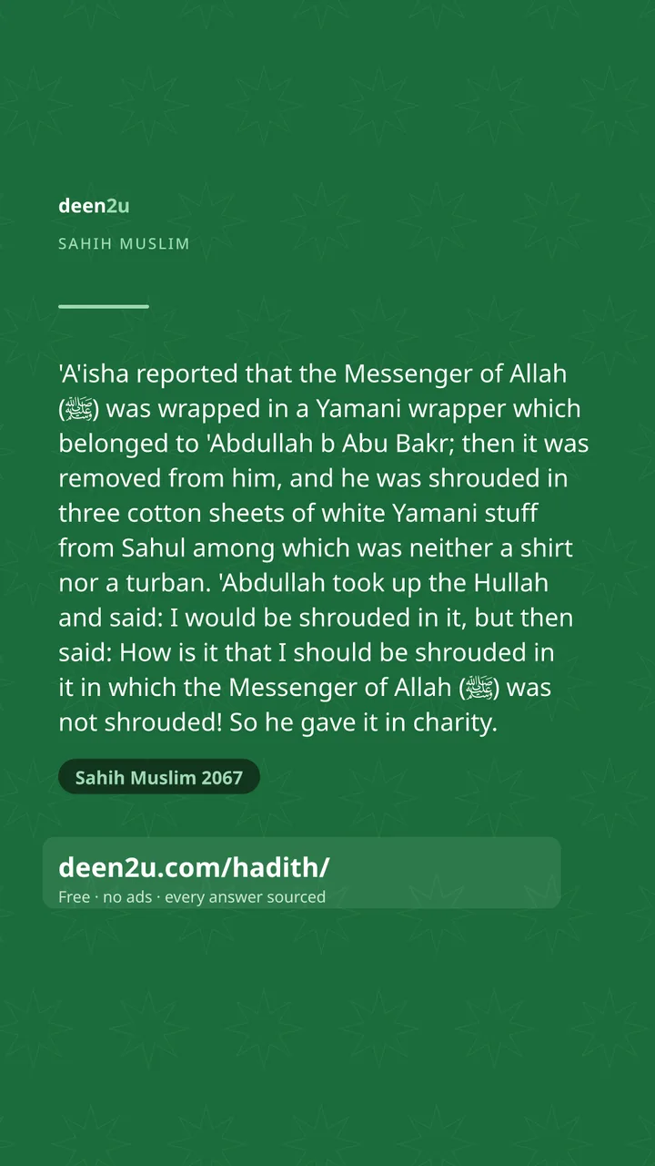 Sahih Muslim 2067