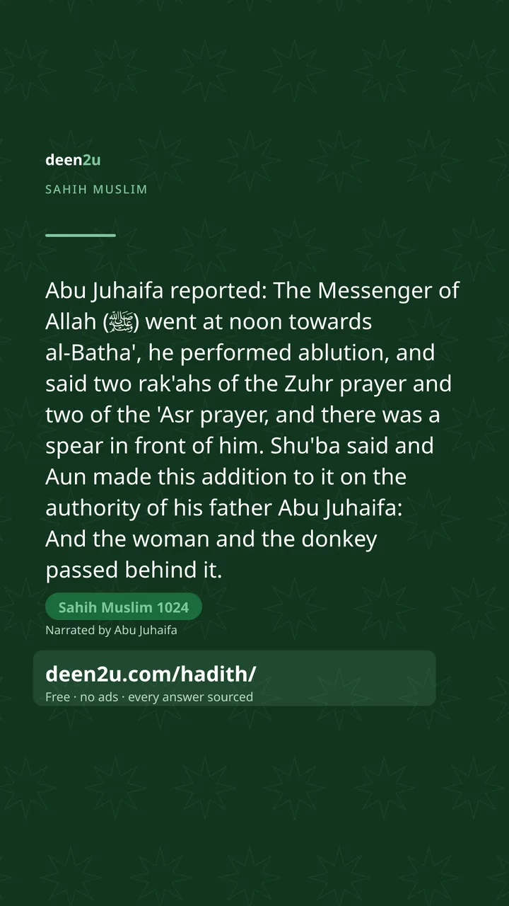 Sahih Muslim 1024