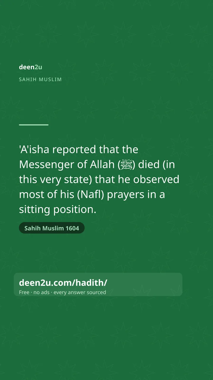 Sahih Muslim 1604