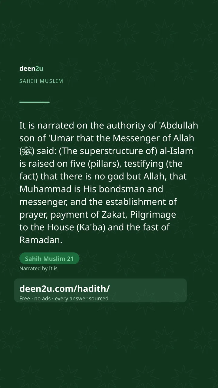 Sahih Muslim 21