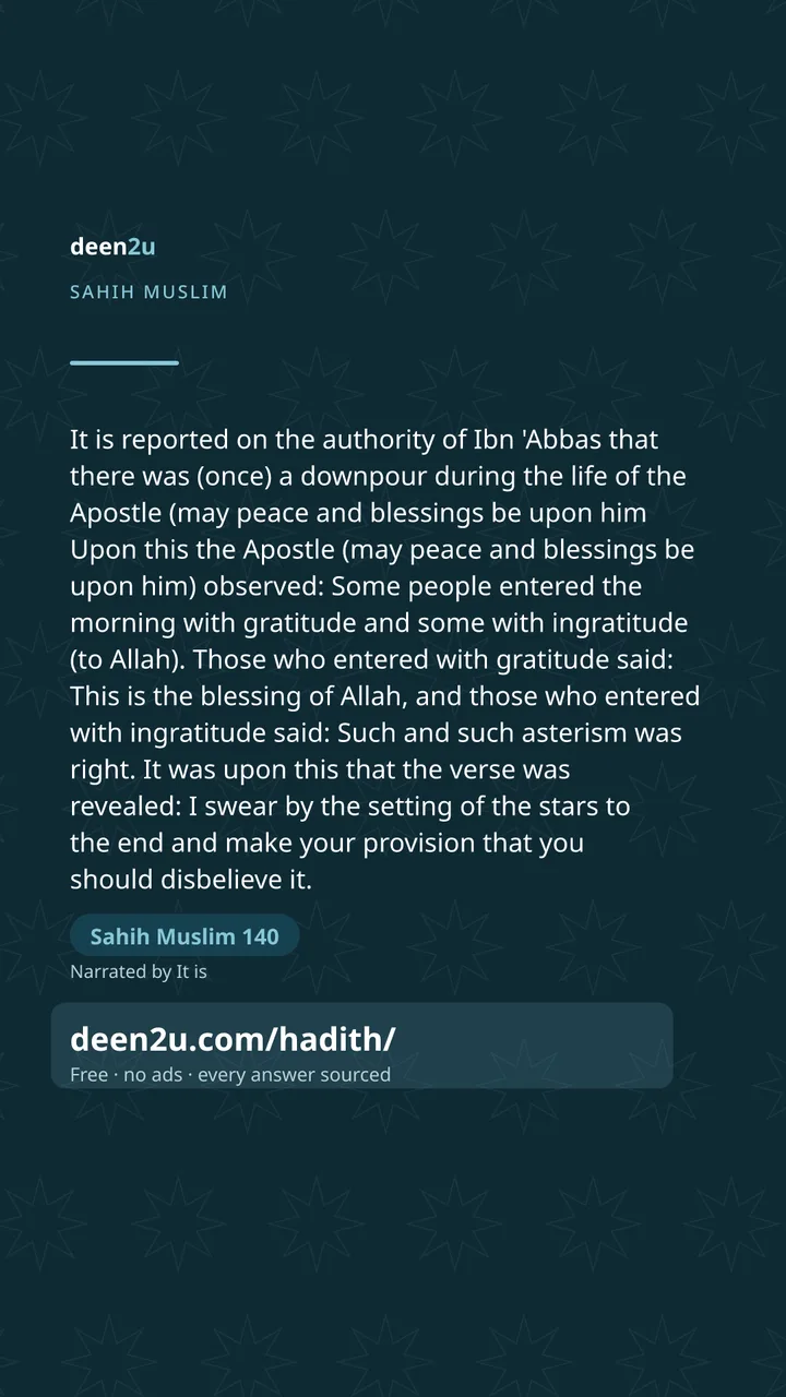 Sahih Muslim 140
