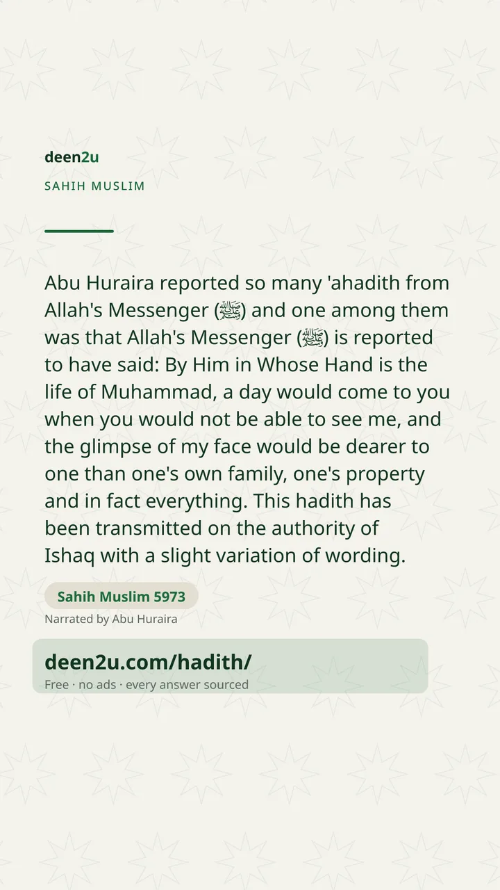 Sahih Muslim 5973
