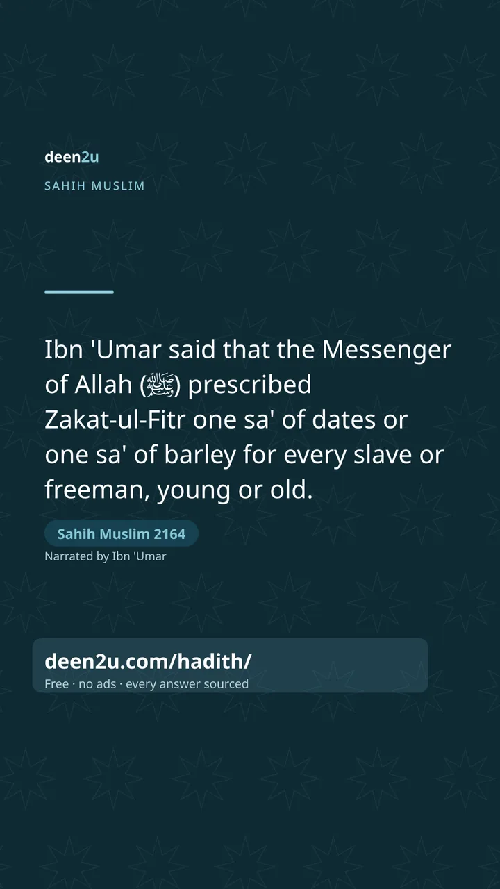 Sahih Muslim 2164